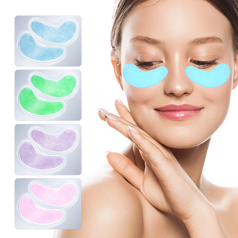 Eye Mask Manufacturer - 4 Types Green Pink Purple Blue for Dry Skin Brightening Smooth Firm MOOYAM