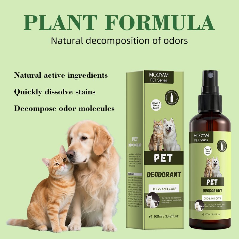 Pet Deodorant Manufacturer - for Dogs Cats Odor Control 237ml Cute Style Private Label MOOYAM