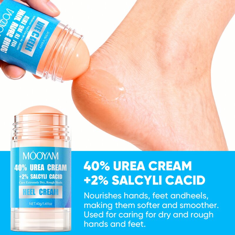 Foot Cream Manufacturer - 40% Urea+2% Salicylic Acid for Dry Rough Skin Nourishing OEM MOOYAM