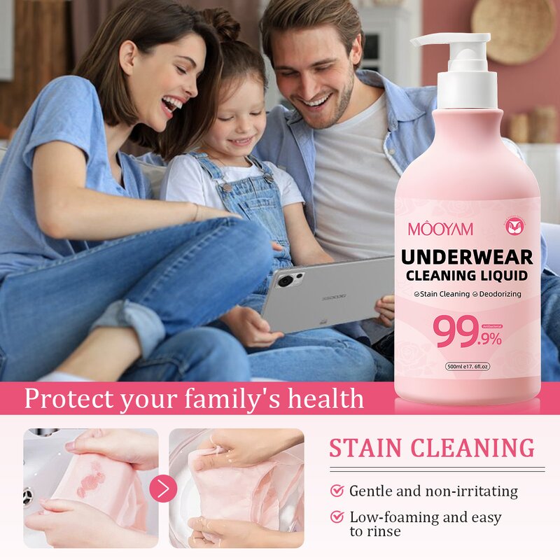 Cleaning Liquid Manufacturer - Underwear Detergent 500ml Stain Removal Factory Direct OEM ODM MOOYAM