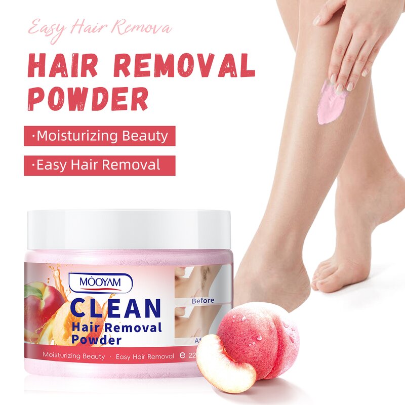 Hair Removal Powder Manufacturer - Juicy Peach Clean for Whole Body Depilation Private Label OEM MOOYAM
