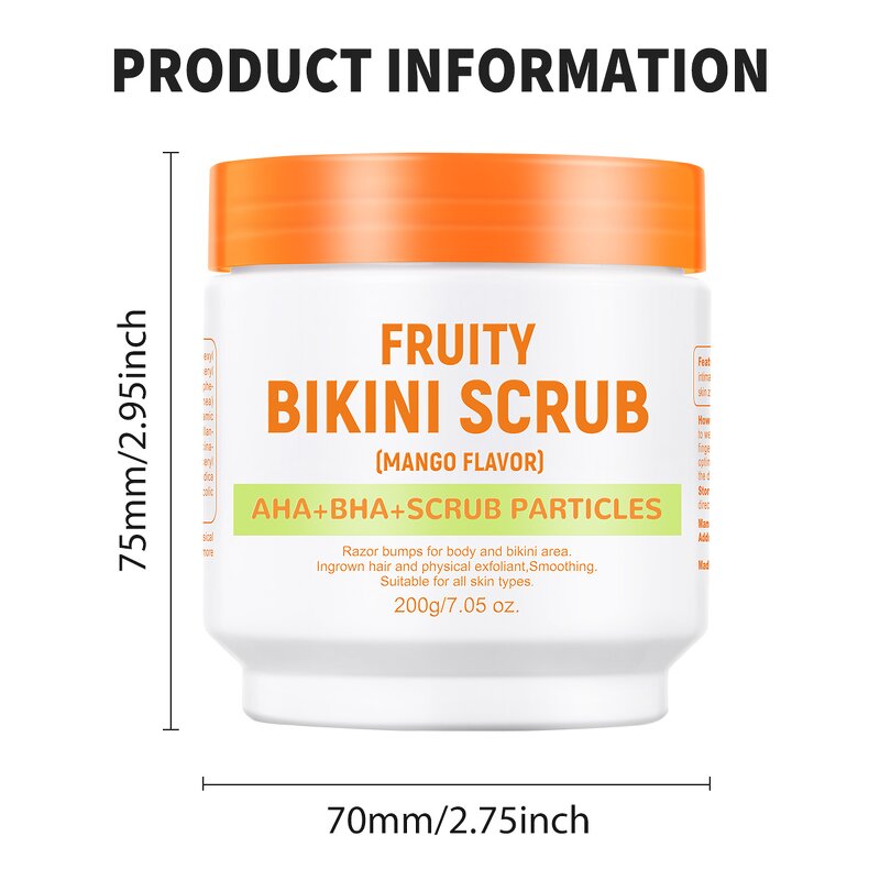 Body Scrub Manufacturer - Mango Bikini Scrub for Inner Thigh Nourishing Whitening MOOYAM