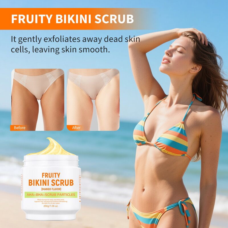 Body Scrub Manufacturer - Mango Bikini Scrub for Inner Thigh Nourishing Whitening MOOYAM