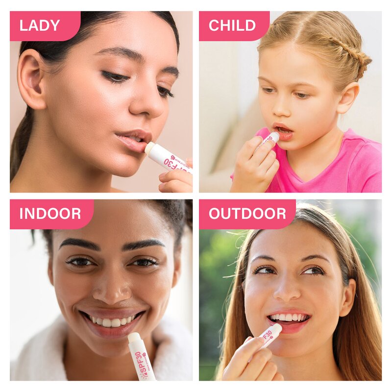 Lip Balm Manufacturer - Peach SPF30 for Moisturizing Smoothing 3 Types MOOYAM