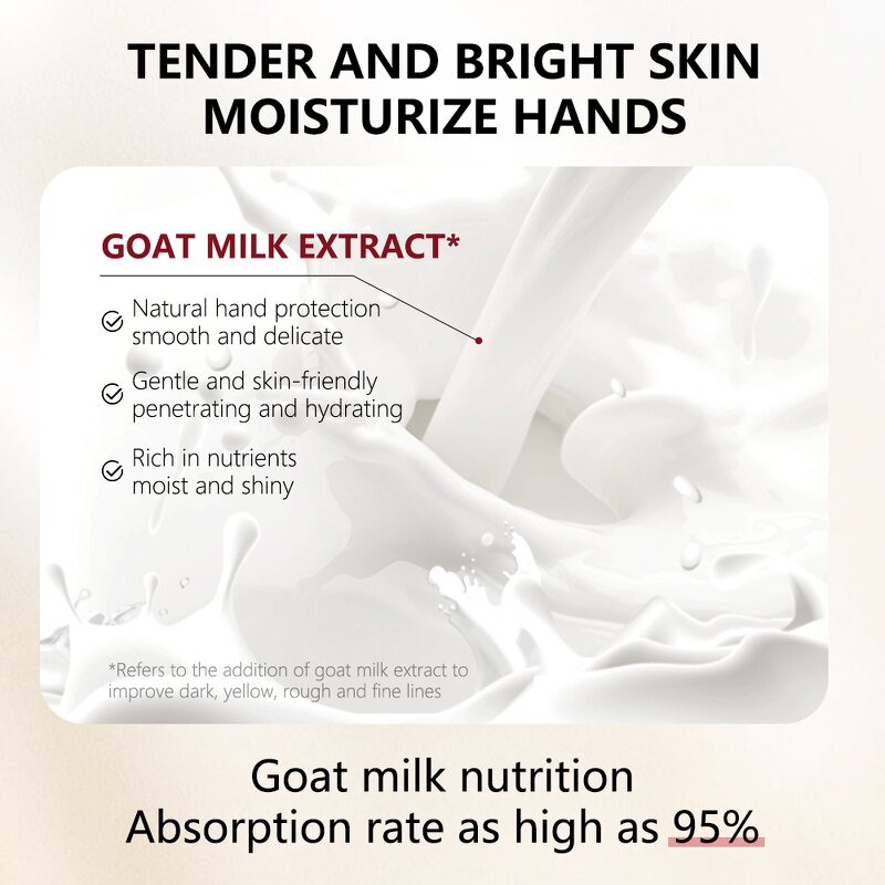 Hand Mask Manufacturer - Goat Milk Nicotinamida for Smoothing Moisturizing 40g Private Label OEM MOOYAM