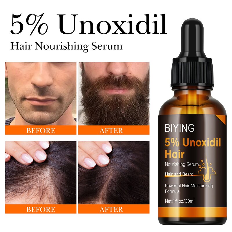 Hair Care Serum Manufacturer - Beard Hair Nourishing for Smooth Growth 30ml Organic Herbal MOOYAM