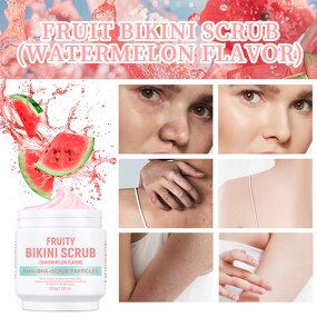 Body Scrub Manufacturer - Bikini Area Watermelon Scrub for Inner Thigh Whitening Exfoliating MOOYAM