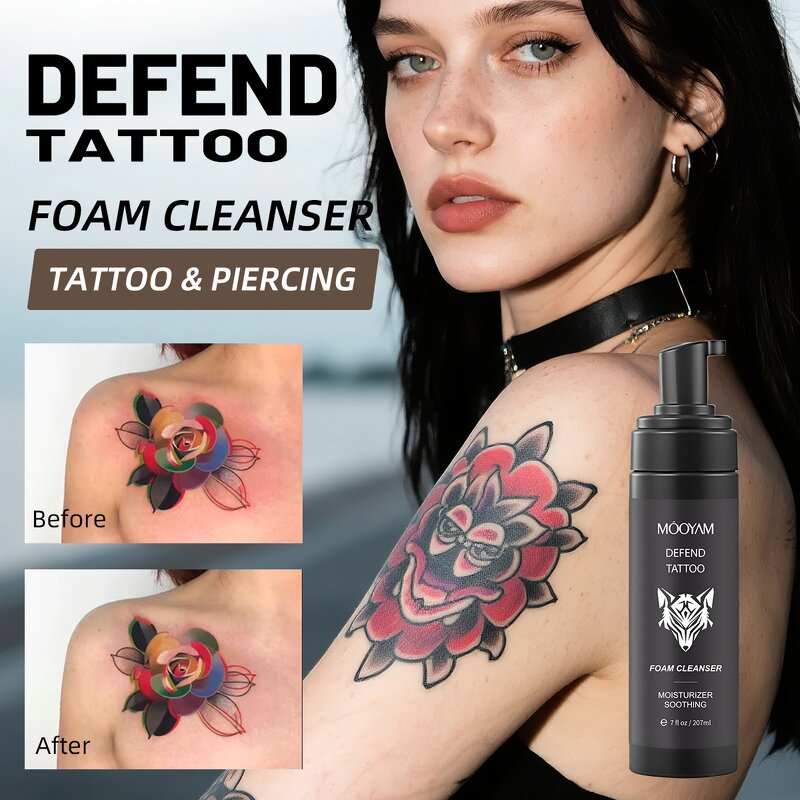 Tattoo Cleanser Manufacturer - Defend Foam Cleanser for Fresh Art Natural Ingredients Private Label 3-Year Shelf