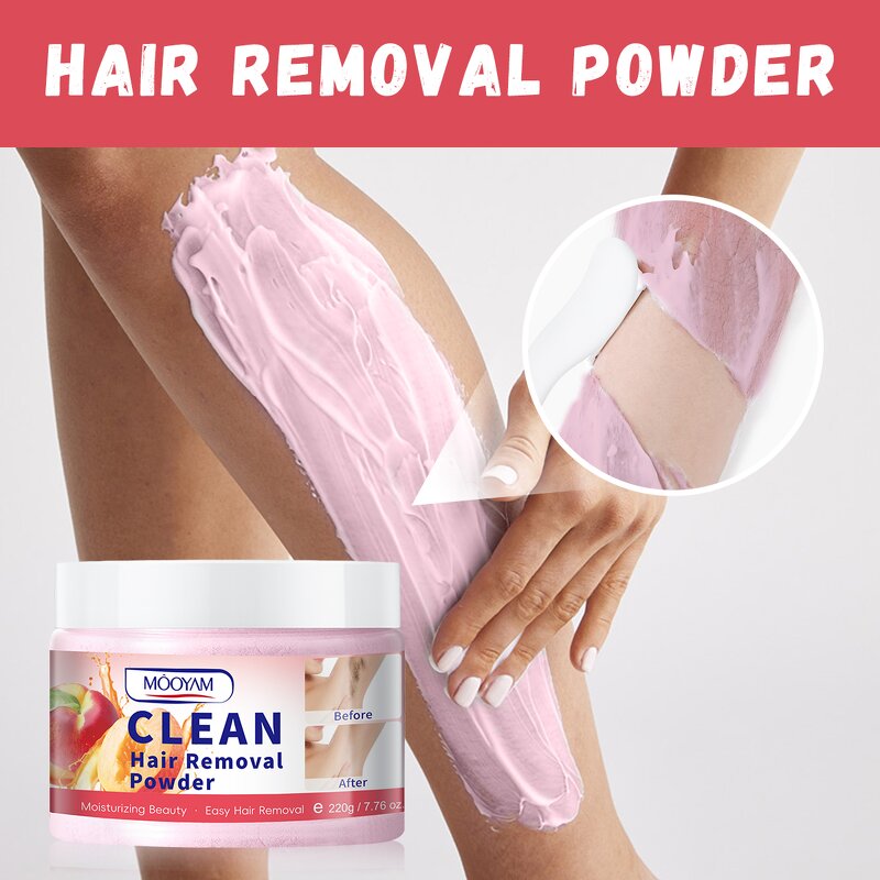 Hair Removal Powder Manufacturer - Juicy Peach Clean for Whole Body Depilation Private Label OEM MOOYAM