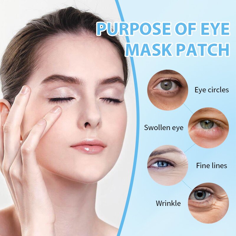 Eye Mask Manufacturer - 4 Types Box Green Pink Purple Blue for Brightening Even Tone MOOYAM