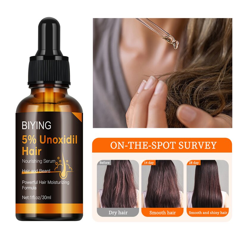 Hair Care Serum Manufacturer - 5% Unoxidil for Beard Hair Moisturizing Smooth 30ml MOOYAM
