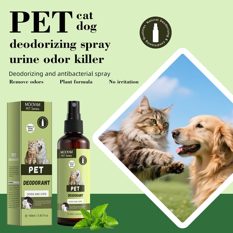 Pet Deodorant Manufacturer - for Dogs Cats Odor Control 237ml Cute Style Private Label MOOYAM