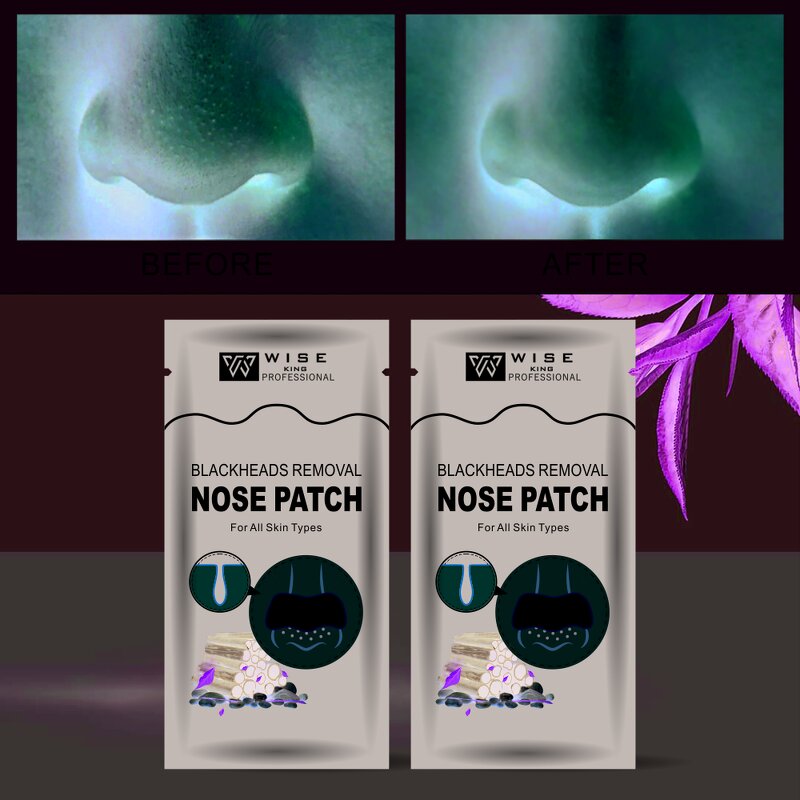 Nose Patch Manufacturer - Blackhead Removal 10 Pcs - Bamboo Charcoal 3 in 1, Remove Blackheads, Dissolve Acne, Shrink Pores