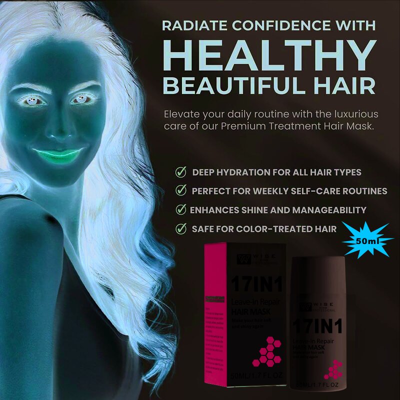 Hair Mask Manufacturer - Best Sale 17 in 1 Leave-in Instant Repair 50ml - No Rinse Treatment, Luxurious Care, Coconut Extract