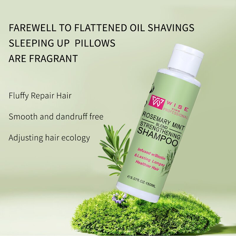 Shampoo Manufacturer - Organic Rosemary for Men 150 ml - Deeply Nourishing, Scalp Repair, Lasting Scalp Smoothing