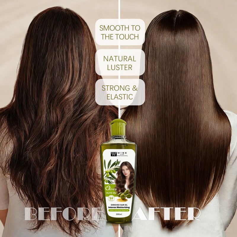 Hair Oil Serum Manufacturer - Personal Care Olive Extract - Deep Nourishing, Water Locking, Repairs Split Ends, Plant Extract