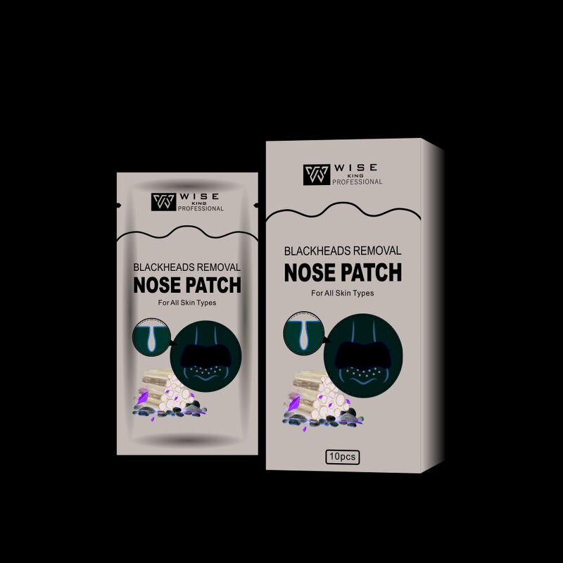 Nose Patch Manufacturer - Wiseking Herbal Bamboo Charcoal - Blackheads Removal Pore Cleaner, Hyaluronic Acid, All Skin Types