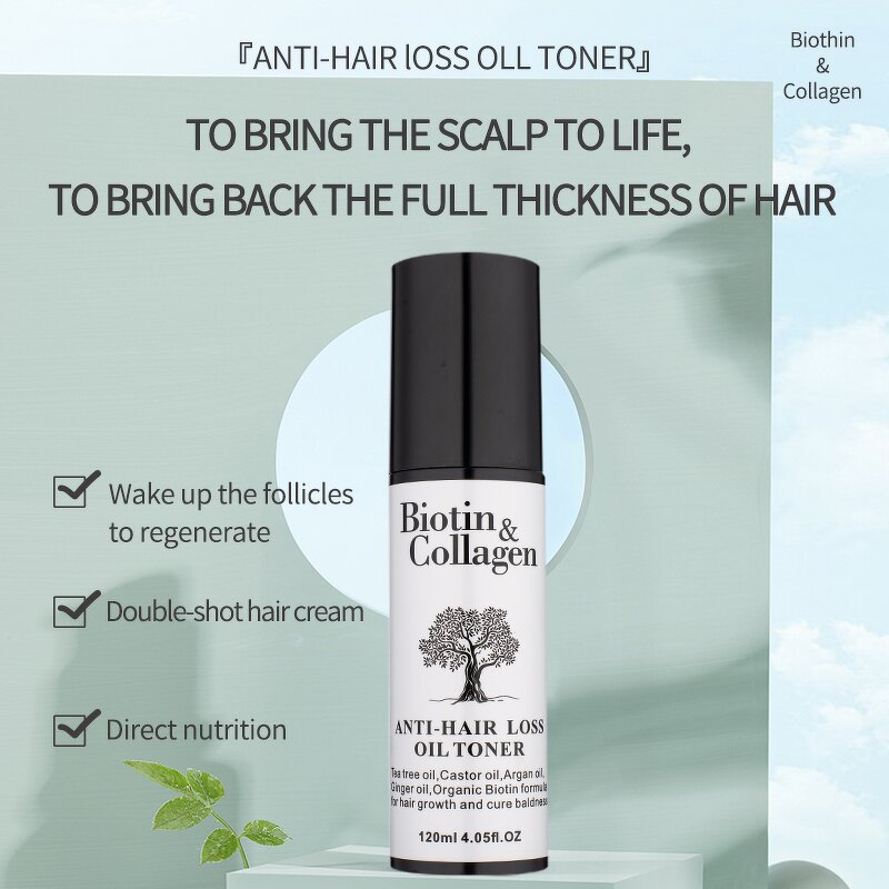 Hair Oil Manufacturer - Wiseking Anti-hair Loss Biotin Collagen - Repairing Damage Strengthening, Contains Argan Oil