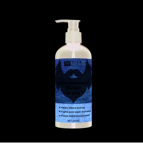 Beard Wash Manufacturer - Wiseking Professional Care Men's 280ml - Deep Cleansing, Refresh Shaping, Anti-Itching, for Curly Hair