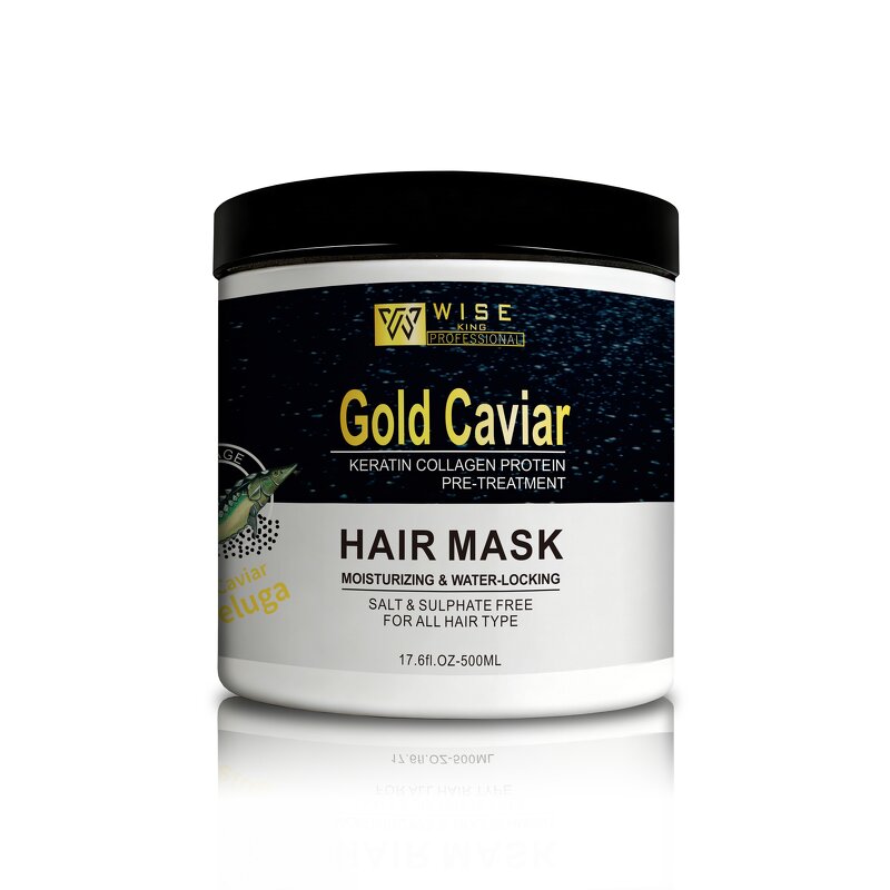 Hair Mask Manufacturer - Golden Caviar Intensive Repair - with Keratin Collagen, for Dry Damaged Hair, Sulfate Free, Salon Use