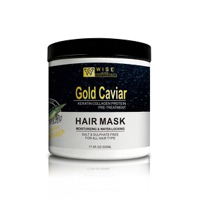 Hair Mask Cream Manufacturer - Men Professional Repair Caviar - with Collagen, Restores Elasticity & Shine, Safe for Color Treated
