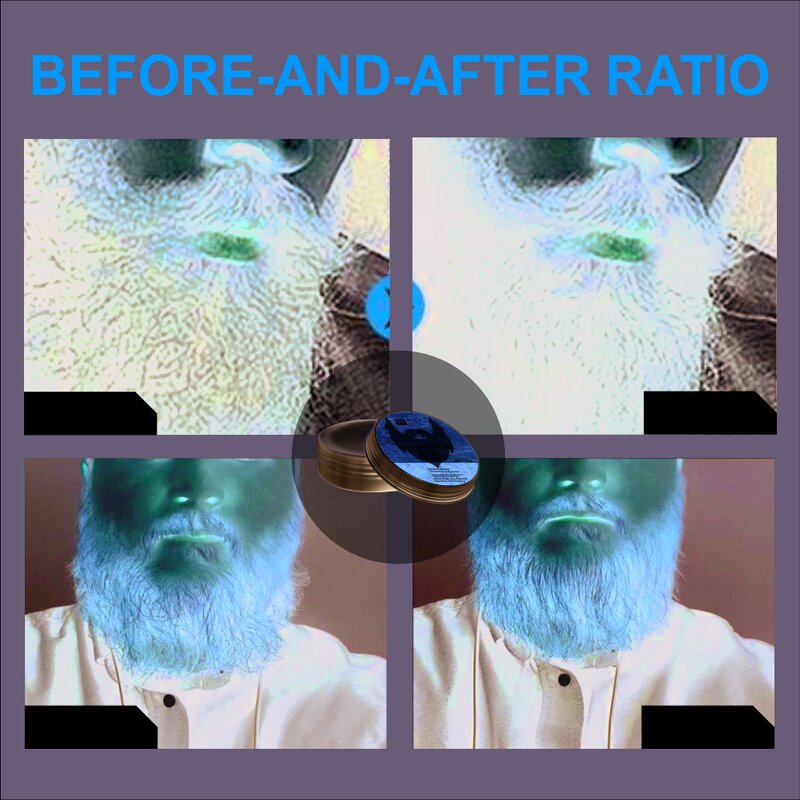 Beard Balm Manufacturer - Wiseking Argan Rosemary 30g - Plant Extract Moisturizer, Light Hold Shine, Soften Smooth