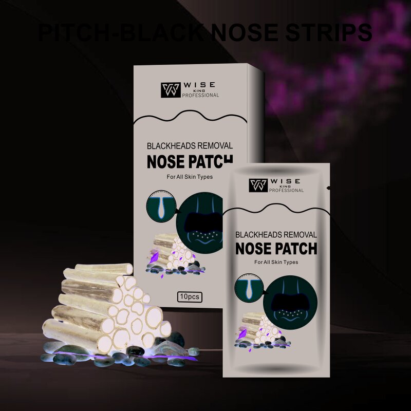 Nose Patch Manufacturer - Blackhead Removal 10 Pcs - Bamboo Charcoal 3 in 1, Remove Blackheads, Dissolve Acne, Shrink Pores