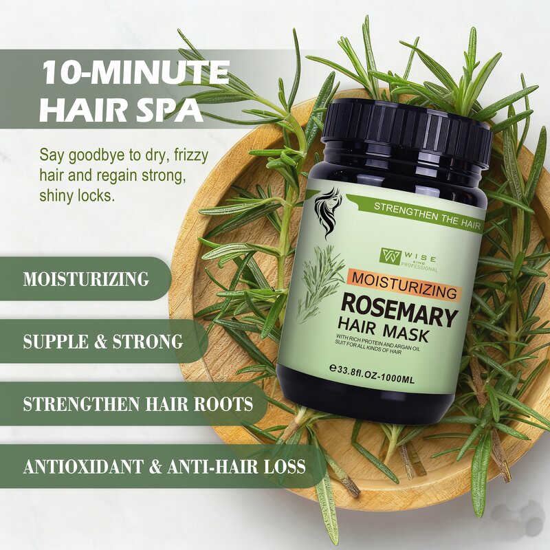Hair Mask Set Manufacturer - Women Daily Personal Care Moisturizing - Rich Rosemary Extract, Make Hair Smooth & Strong