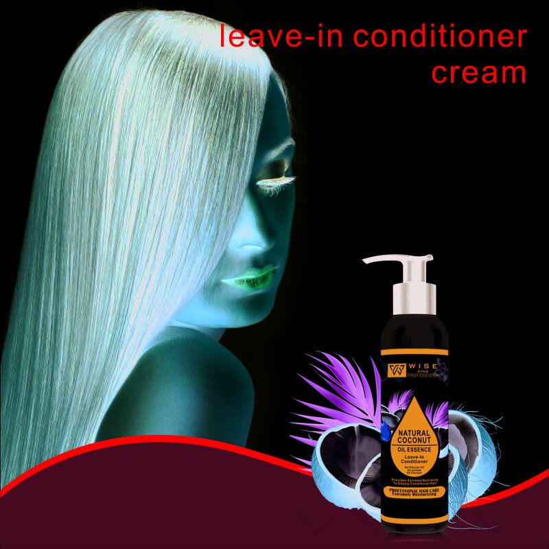 Leave in Conditioner Manufacturer - Coconut Women 200ml - Repairing Prevent Dry, Moisture Smooth for Curly Hair, Natural Organic