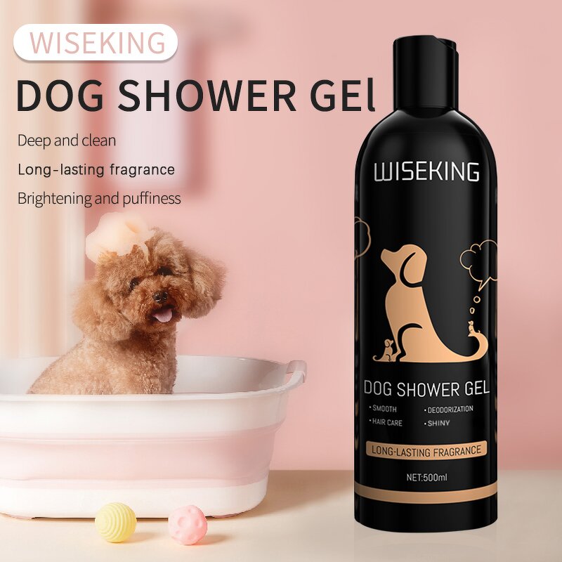 Dog Shower Gel Manufacturer - 500ml Mint Essence - Deodorizing Deep Cleaning, Hypoallergenic, Hair Shiny & Fluffy