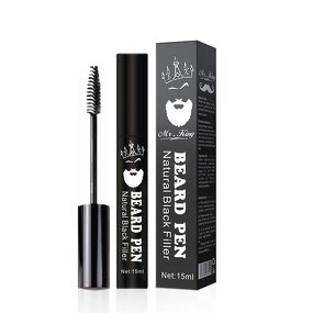 Beard Pen Manufacturer - Wiseking Private Label 15ml - Natural Plant Extract, Color Beard to Black, Enhancement Shine