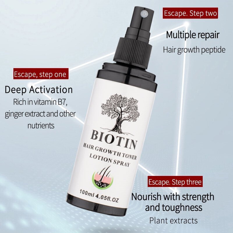Hair Loss Prevention Spray Manufacturer - Best Selling Biotin 100ml - Plant Essence Hair Treatment, Deep Activation for Growth