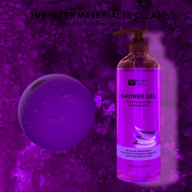 Shower Gel Manufacturer - Salon Natural Aloe Extract Bath - Hydrating Soothing, Rich Foam, Weak Acidic Mild, Fresh Fragrance