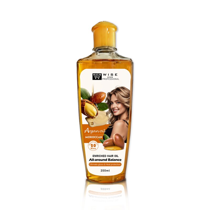 Hair Oil Serum Manufacturer - Hot Moroccan 200ml - Vitamin E, Lightweight, Hydrating, Lock in Moisturizing