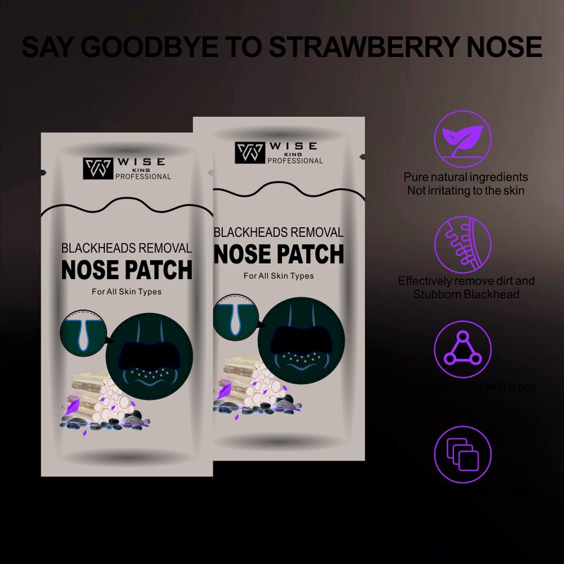 Nose Patch Manufacturer - Deep Cleansing Blackhead Removal 10 Pcs - Malt Oil, Balances Water & Oil, Shrinks Pores