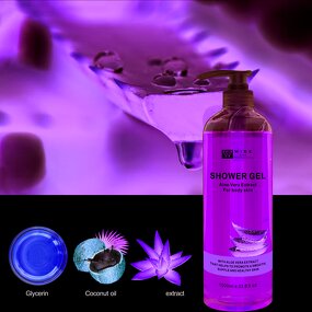 Shower Gel Manufacturer - Salon Natural Aloe Extract Bath - Hydrating Soothing, Rich Foam, Weak Acidic Mild, Fresh Fragrance