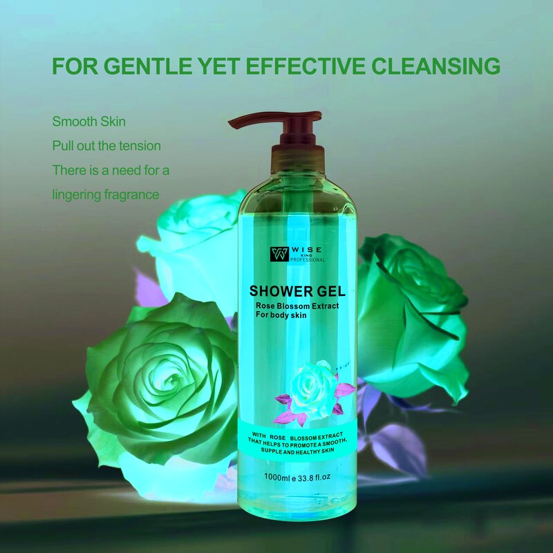 Shower Gel Manufacturer - Daily Care Rose Body Wash - Cleaning Moisturizing Nourishing, Gentle Formula, Lasting Fragrance