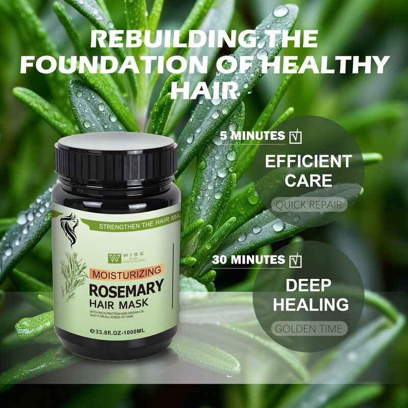 Hair Mask Set Manufacturer - Women Daily Personal Care Moisturizing - Rich Rosemary Extract, Make Hair Smooth & Strong