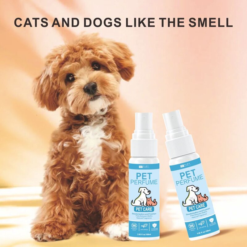 Pet Perfume Spray Manufacturer - Hot Sale 100ML - Plant Extract, Long Lasting Natural Fragrance, Safety Formula Anti-bacterial