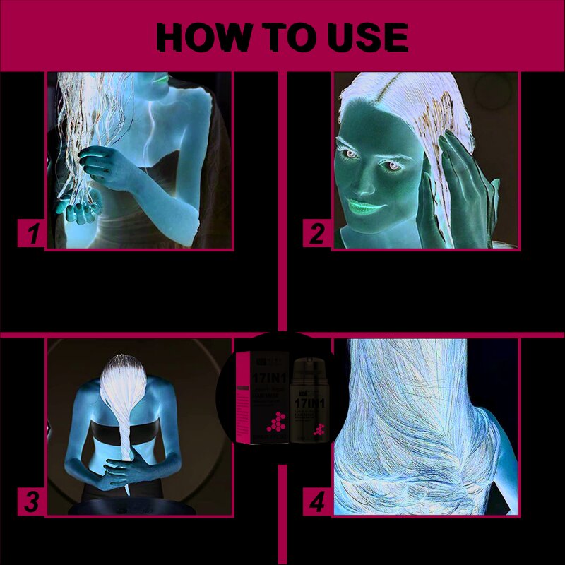 Hair Mask Manufacturer - Leave-in 17 In1 Repair 50ml - Molecular Repair, Moisturizing Treatment, Enhance Shine, Argan Oil