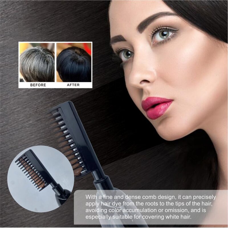 Hair Dye Shampoo Manufacturer - Organic Apple Pro Black - Herbal Formula, Black Permanent, for Women, Fast Cover, Natural Look