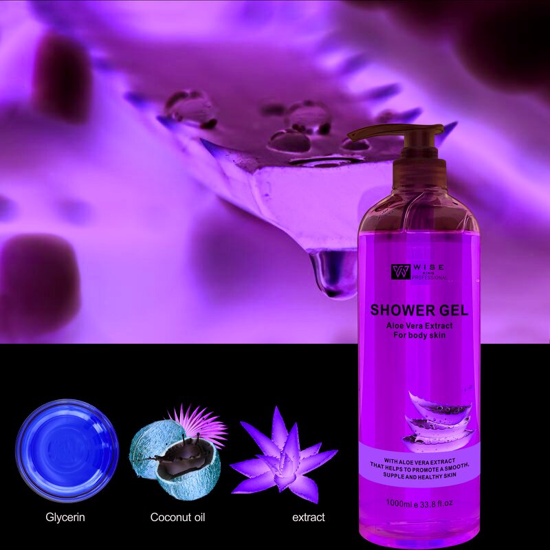 Shower Gel Manufacturer - Refreshing Aloe Vera 1000ml - Moisturizing Deep Cleansing, Gentle Formula, All Skin Types, Coconut Oil
