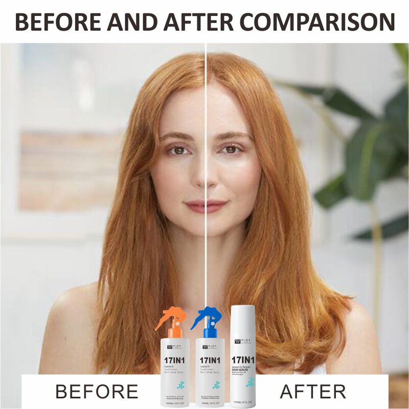 Hair Care Set Manufacturer - Professional 17 in 1 750ml - Repair Damage Soft Shiny, Deep Moisturizing Serum, Plant Extracts