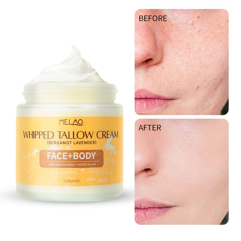 Moisturizer Manufacturer - Korean Skincare Vitamins Face Care Private Label Beef Tallow Cream 100g for Women