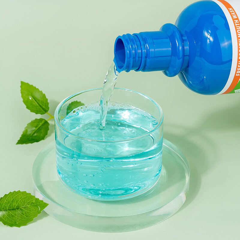 Mouthwash Manufacturer - Siruini Private Label Cool Mint 500ml Healthy Gums Mild Cool Mint Formula