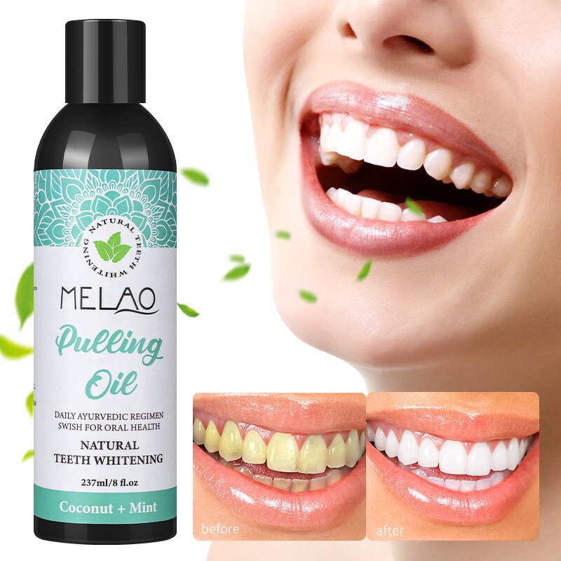 Mouthwash Manufacturer - Coconut Oil Pulling Natural Essential Oils Vitamin D E K2 Alcohol Free Fresh Breath