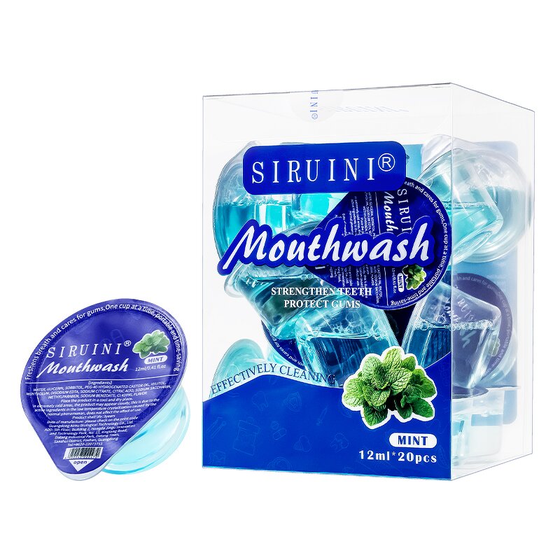 Mouthwash Manufacturer - Private Label Cool Mint Customize Oral Wash Teeth Cleaning Whitening Formula