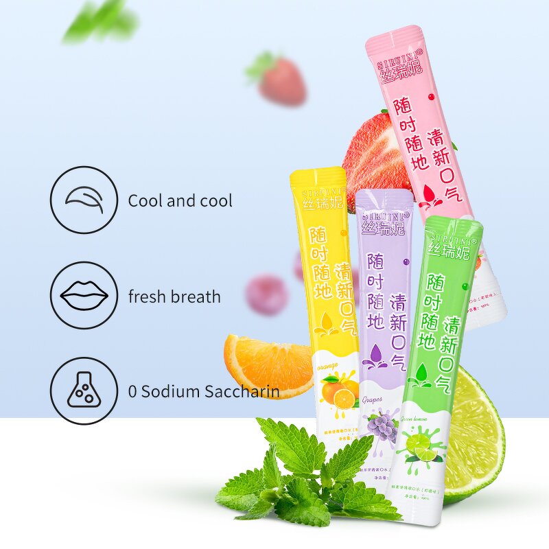 Mouthwash Manufacturer - Portable Mini Bad Breath Treatment Teeth Cleaning Breath Freshener Concentrated Wholesale