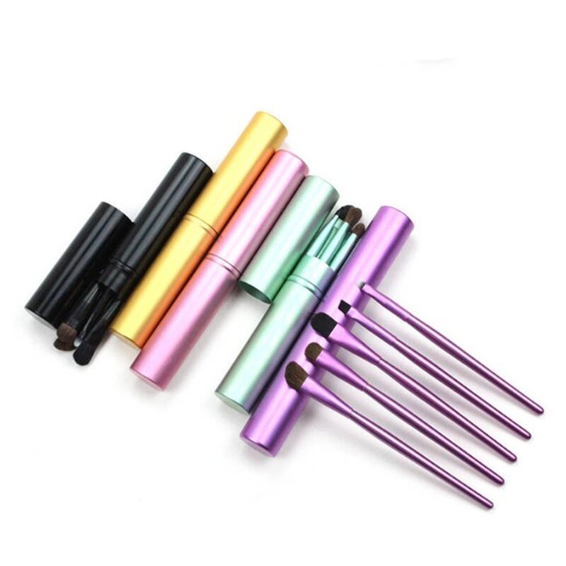 Eye Shadow Brushes Manufacturer - Professional Kit, Private Label Custom Cosmetics 5pcs Set