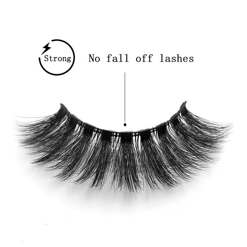 Eye Lash Set Manufacturer - 5 Pairs Natural, Long Thick Extensions Reusable 3D False Eyelashes